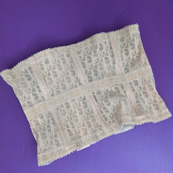 Flash sale ⚡Vintage Dior corset Sheer Monogram - Picture 2 of 5